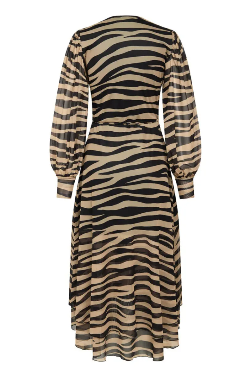 Outlet Bruuns Bazaar PhloxBBNora jurk - Beige/zwart