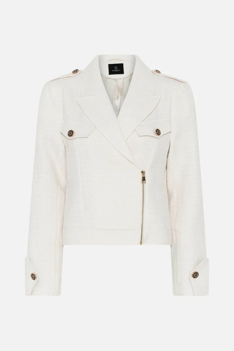 Outlet Bruuns Bazaar PlatanusBBYda blazer - Snow White