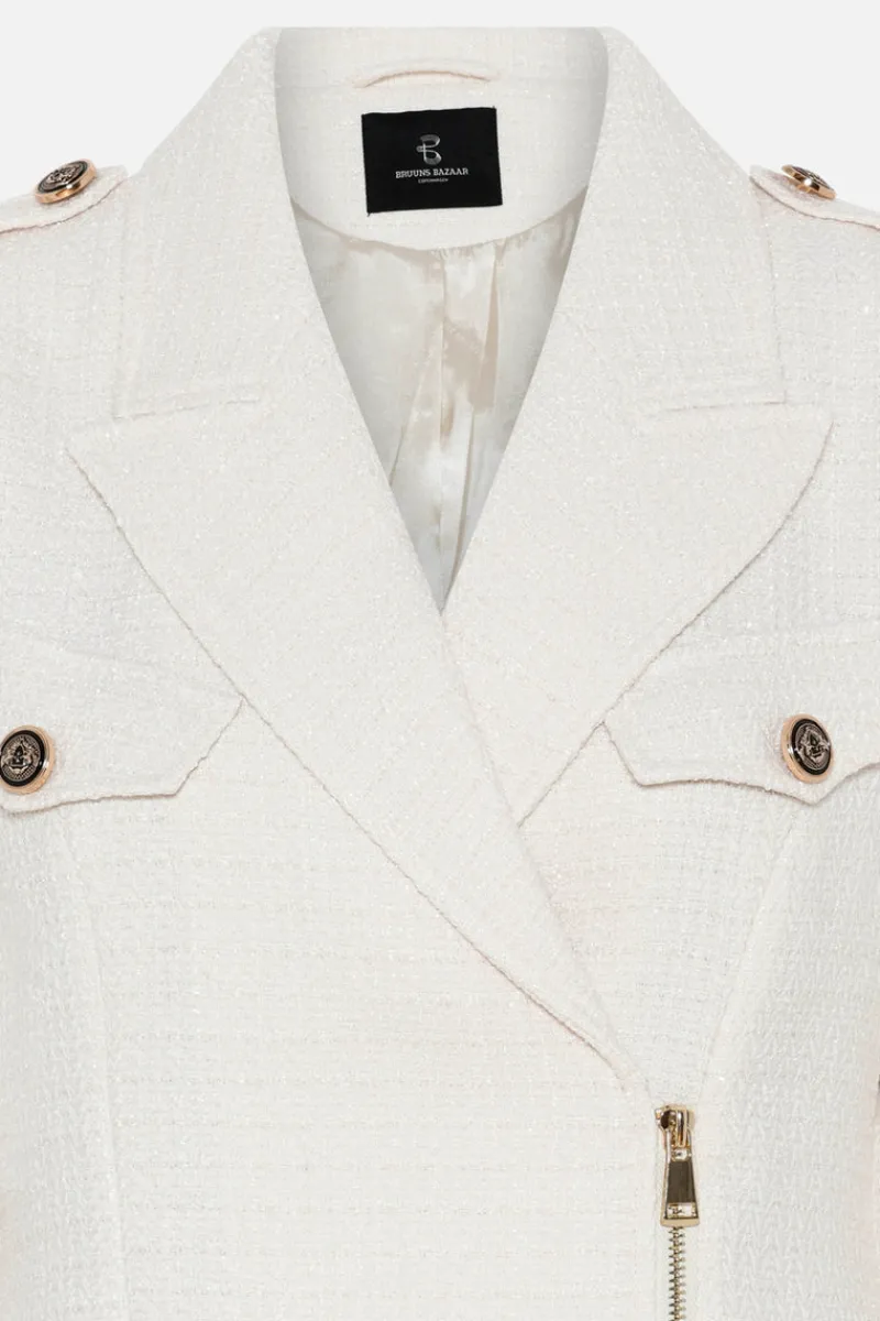 Outlet Bruuns Bazaar PlatanusBBYda blazer - Snow White