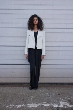 Outlet Bruuns Bazaar PlatanusBBYda blazer - Snow White
