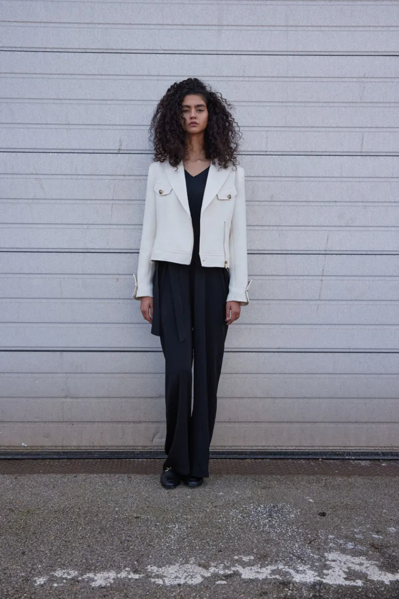 Outlet Bruuns Bazaar PlatanusBBYda blazer - Snow White