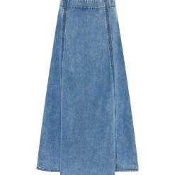 Online Bruuns Bazaar PlatieBBAliya skirt - Blue Denim