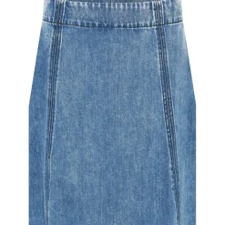 Online Bruuns Bazaar PlatieBBAliya skirt - Blue Denim