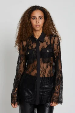 Fashion Bruuns Bazaar PolaBBMagdi overhemd - Zwart