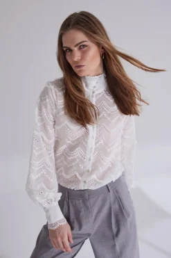Sale Bruuns Bazaar PurslaneBBVinika shirt - Snow White