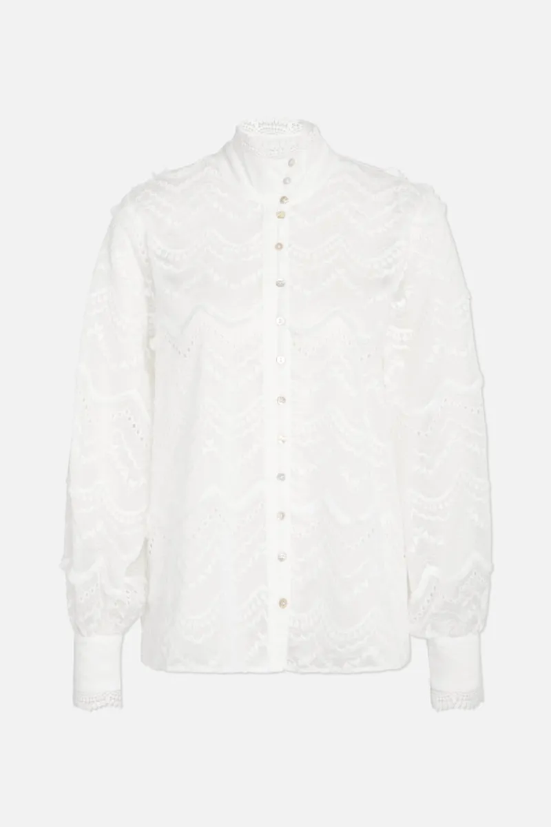 Sale Bruuns Bazaar PurslaneBBVinika shirt - Snow White
