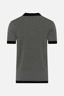 Discount Bruuns Bazaar RiverBBSainter polo knit - Black