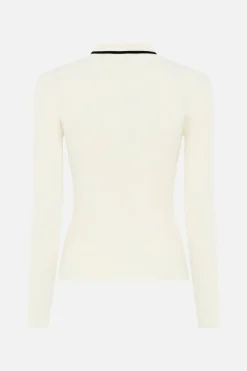 Discount Bruuns Bazaar RiversBBJohania knit blouse - Snow White