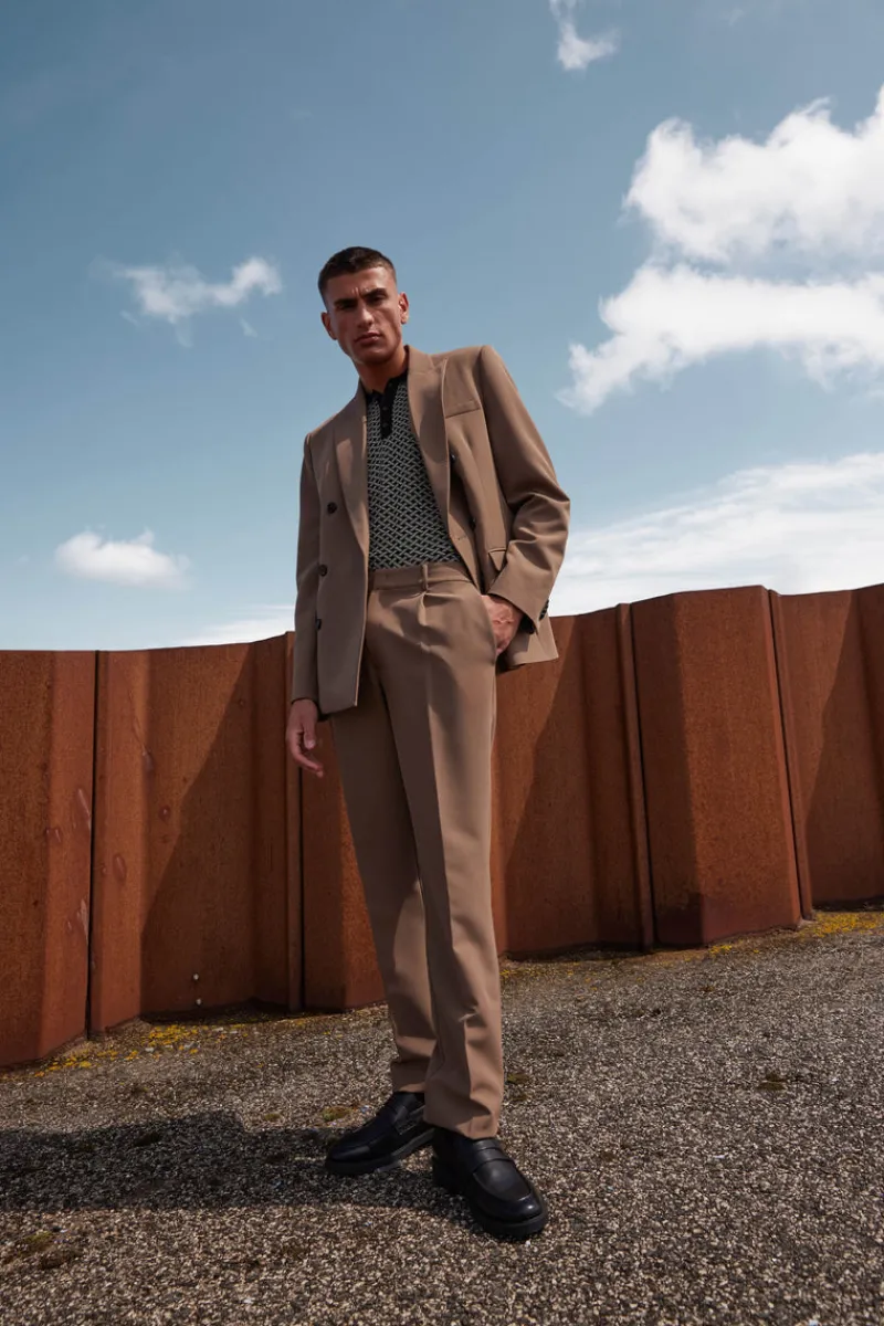 Discount Bruuns Bazaar RubenBBDagger Pants - Toffee