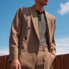 Discount Bruuns Bazaar RubenBBDouble Blazer - Toffee