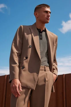 Discount Bruuns Bazaar RubenBBDouble Blazer - Toffee