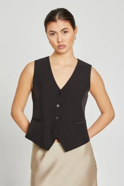 Online Bruuns Bazaar RubySusBBBielle gilet - Zwart