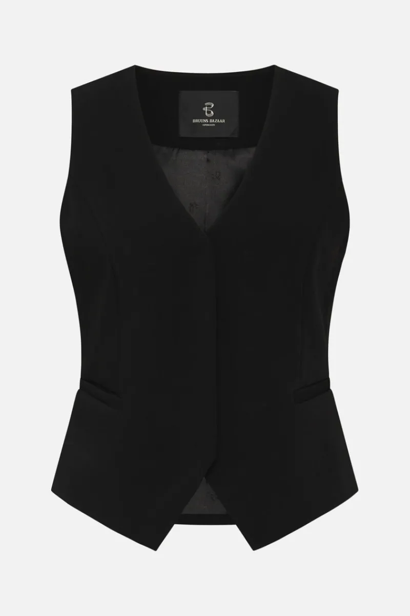 Online Bruuns Bazaar RubySusBBBielle gilet - Zwart