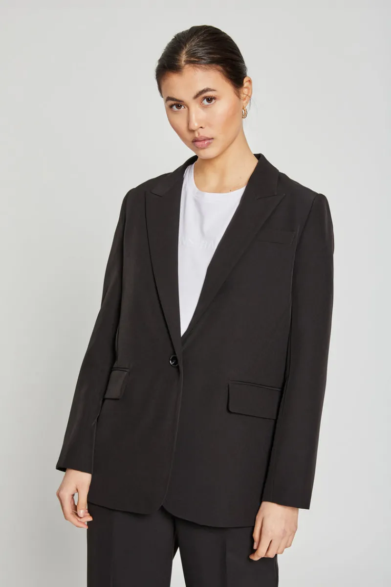 Fashion Bruuns Bazaar RubySusBBFrida blazer - Zwart