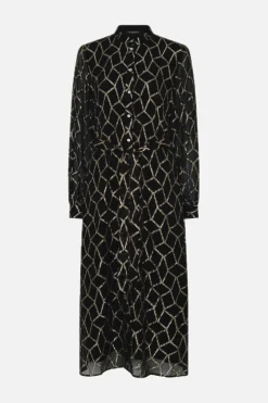 Fashion Bruuns Bazaar ScomeBBLuccas jurk - Zwart