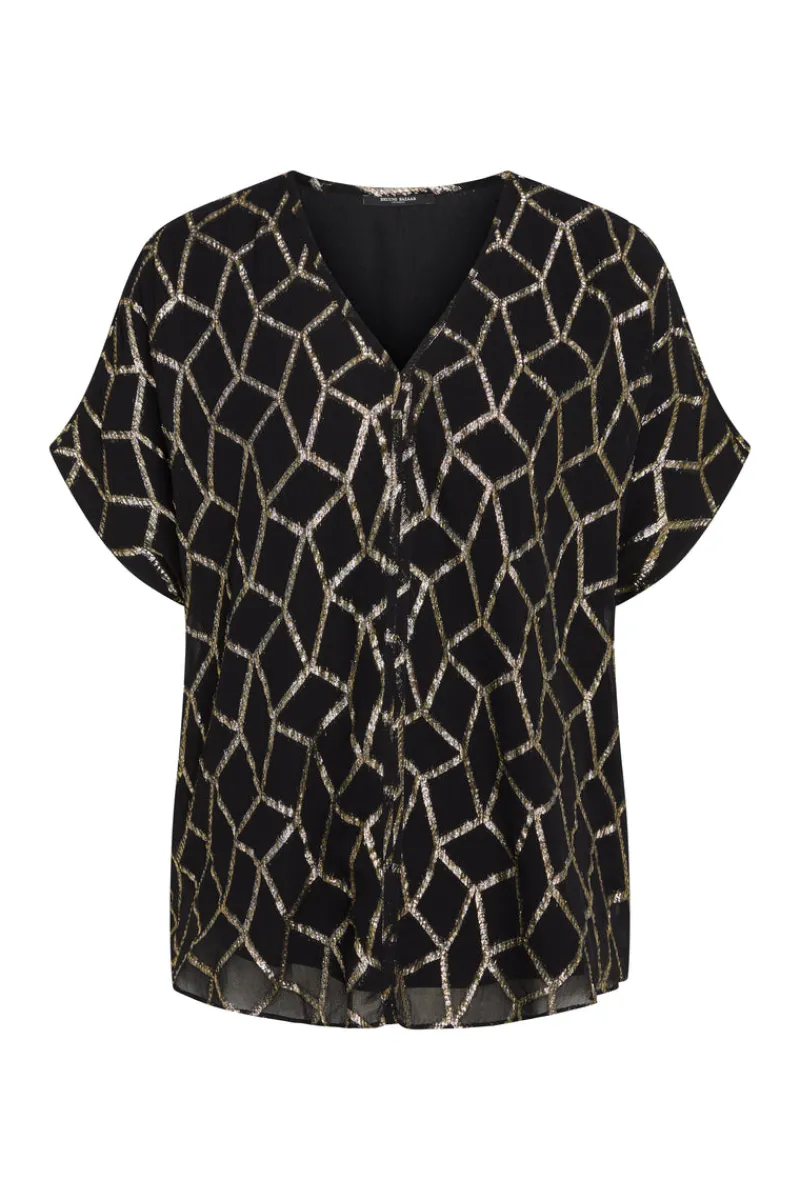 Discount Bruuns Bazaar ScomeBBPHinas blouse - Zwart