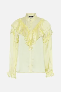 Discount Bruuns Bazaar SerotinaBBElenor shirt - Tender Yellow