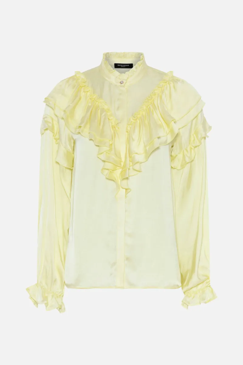 Discount Bruuns Bazaar SerotinaBBElenor shirt - Tender Yellow