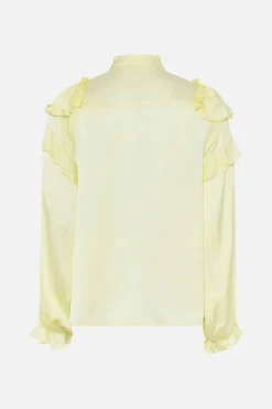 Discount Bruuns Bazaar SerotinaBBElenor shirt - Tender Yellow