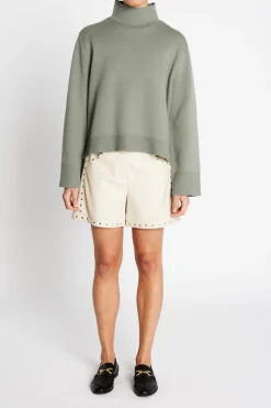 Clearance Bruuns Bazaar SimonaBBAda knit - Dusty Green