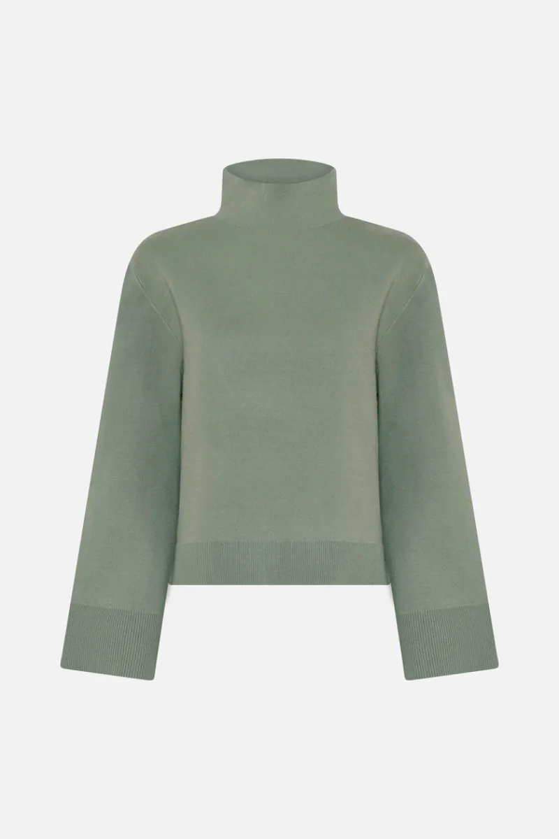 Clearance Bruuns Bazaar SimonaBBAda knit - Dusty Green