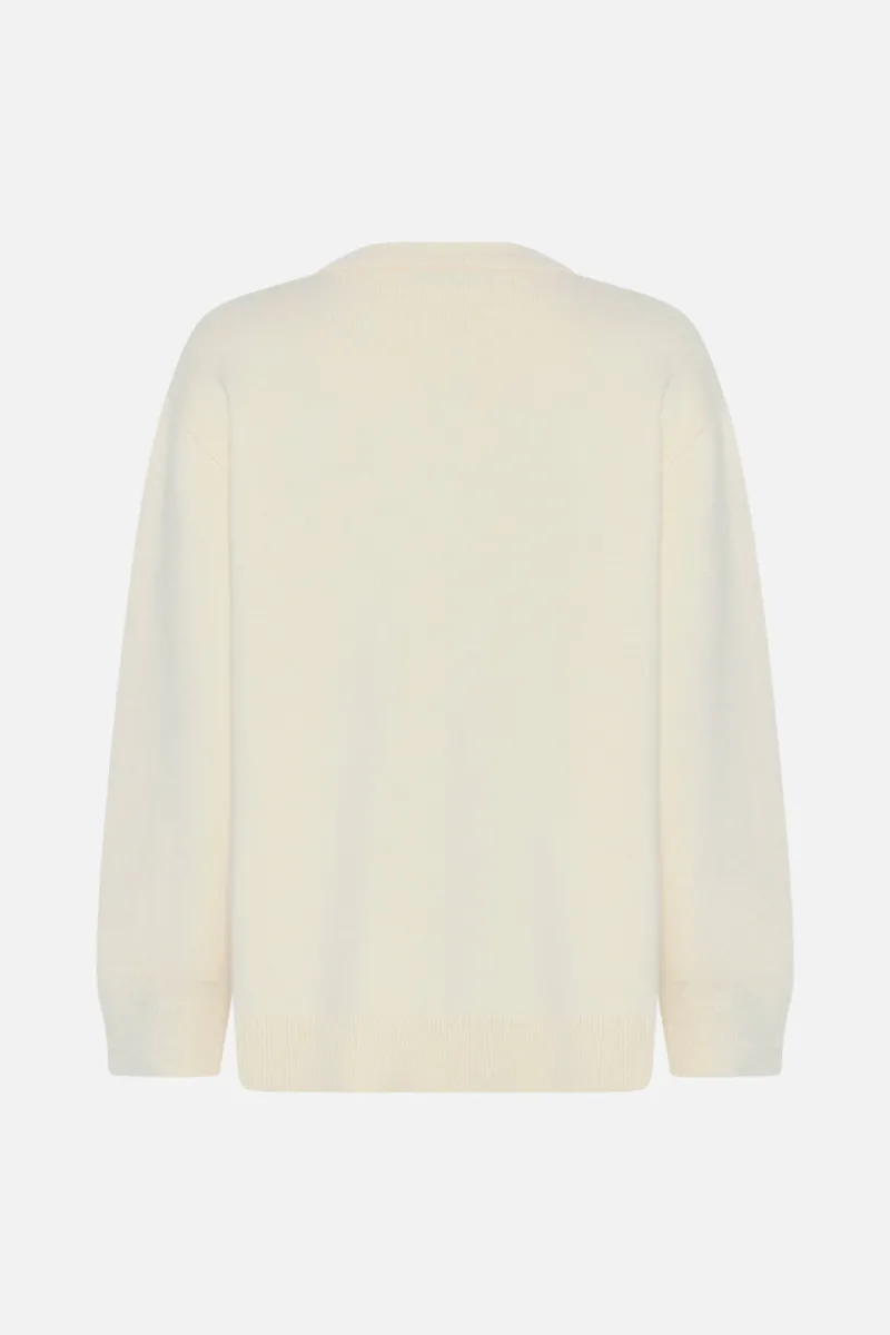 Hot Bruuns Bazaar SimonaBBCaili knit cardigan - Snow White