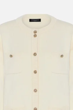 Hot Bruuns Bazaar SimonaBBCaili knit cardigan - Snow White
