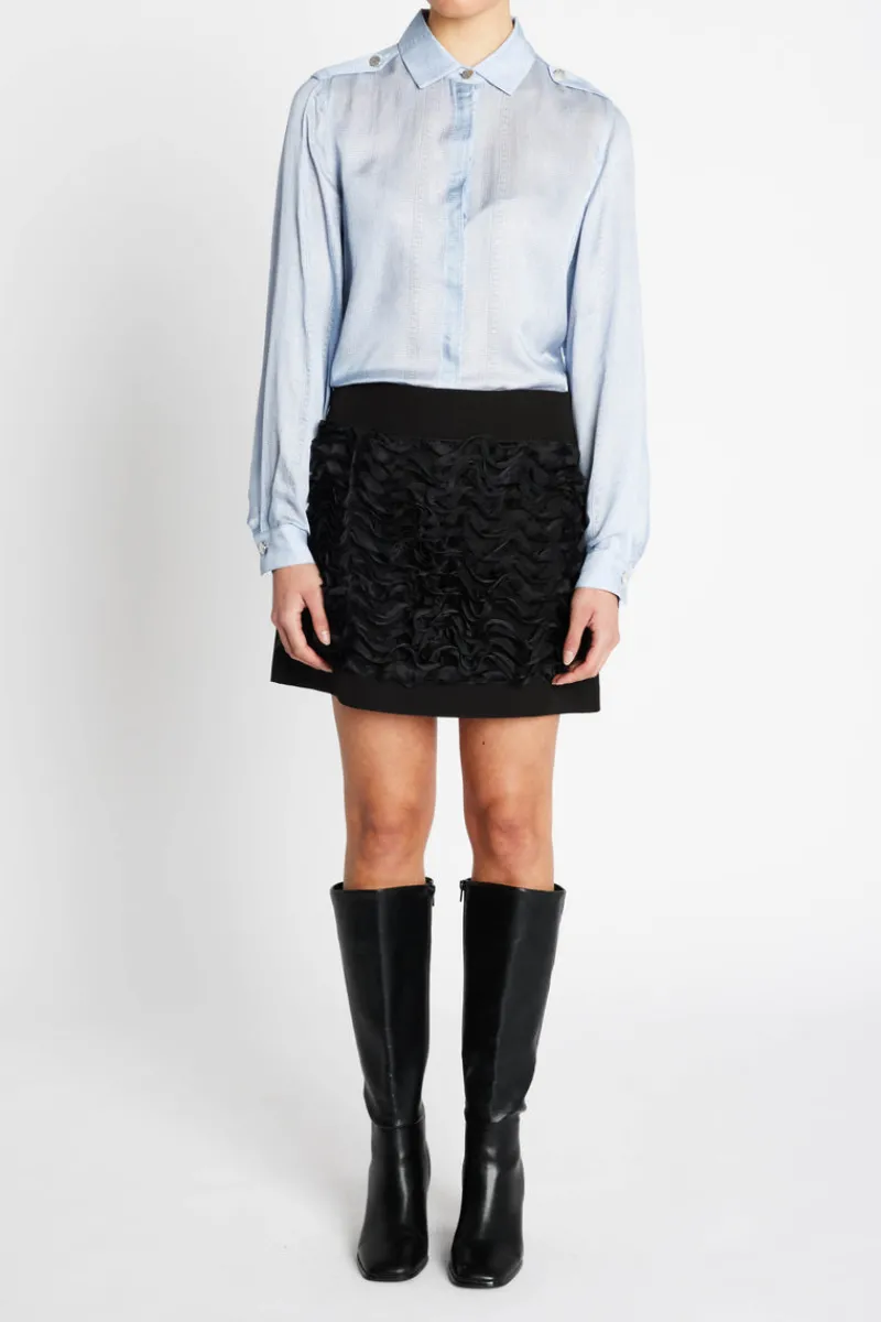 Online Bruuns Bazaar SinapsisBBVenjas shirt - Denim print