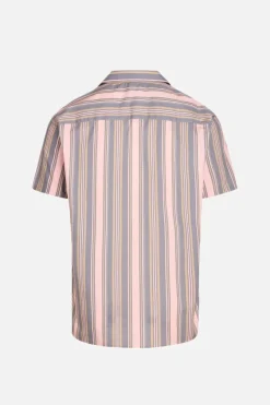 Hot Bruuns Bazaar SkyBBHomer shirt - Gestreepte flamingo