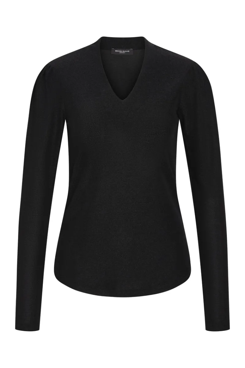 Hot Bruuns Bazaar SmeerwortelBBAvalon blouse - Zwart