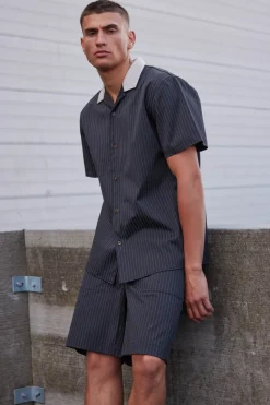 Sale Bruuns Bazaar SpecsBBHonor SS shirt - Black stripe