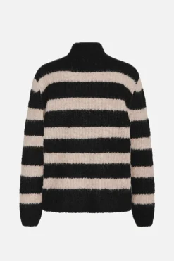 Outlet Bruuns Bazaar SyringaBBTika breisel - Zwart/Beige strepen