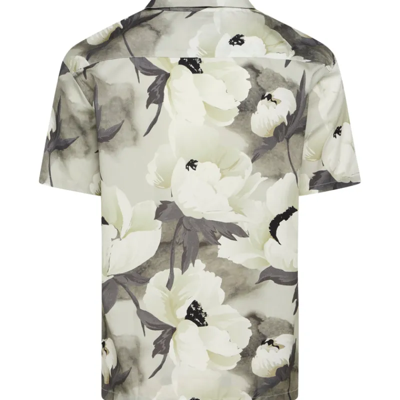New Bruuns Bazaar VanBBHomer AOP shirt - Grote bloem