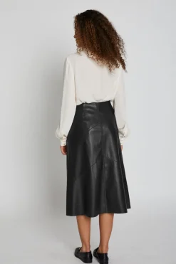 Online Bruuns Bazaar VeganiBBEleen rok - Zwart