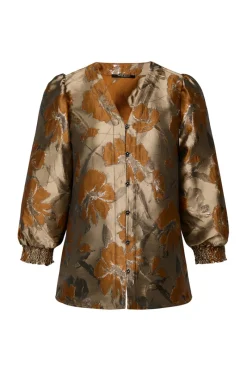 Clearance Bruuns Bazaar WhirlingBBLicy shirt - Bruine bloem